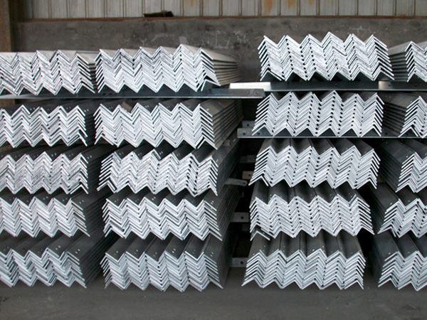 Electric angle steel cross arm